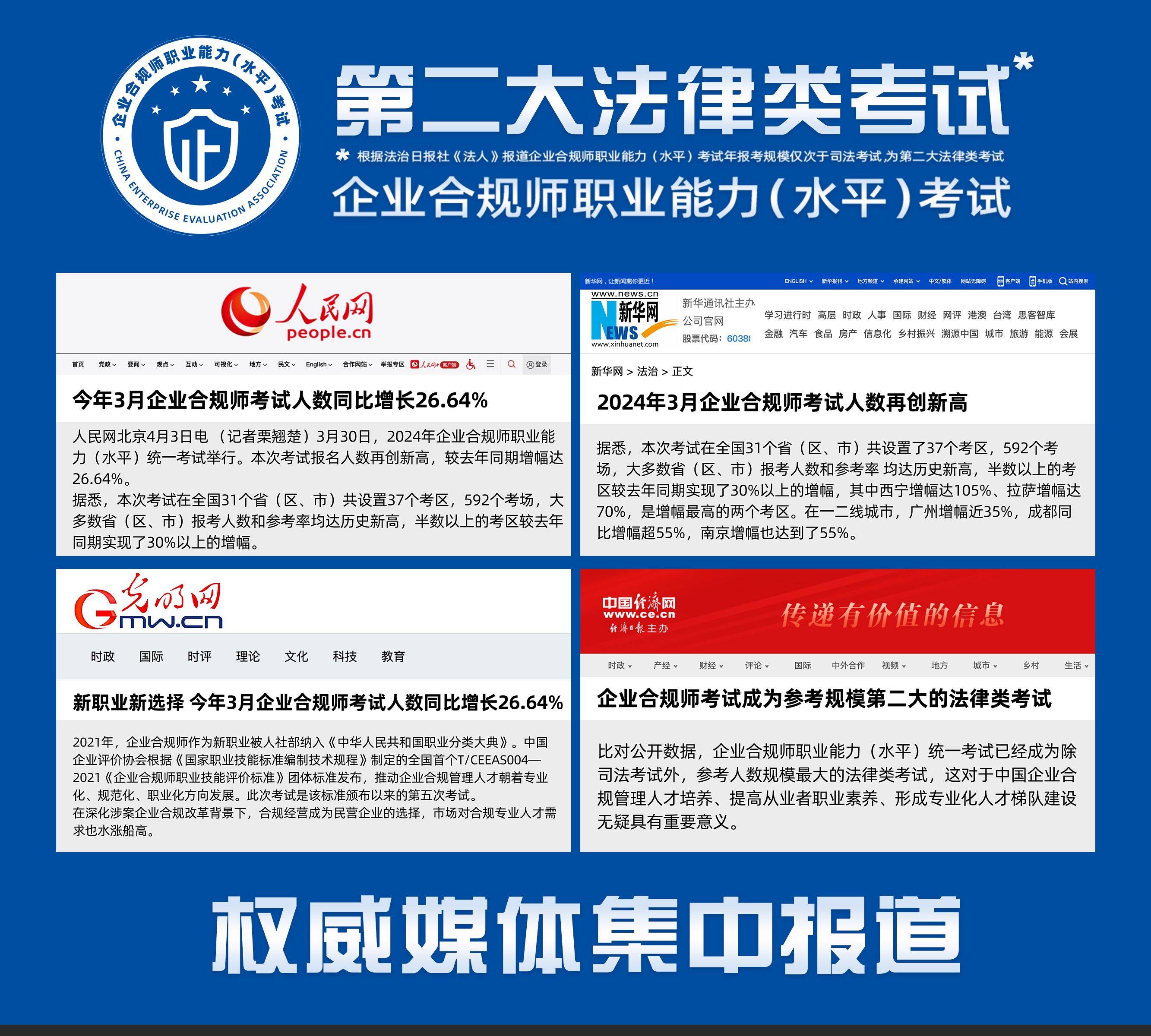 企业合规师考试网:高级企业合规师考试题目？考试3月29日