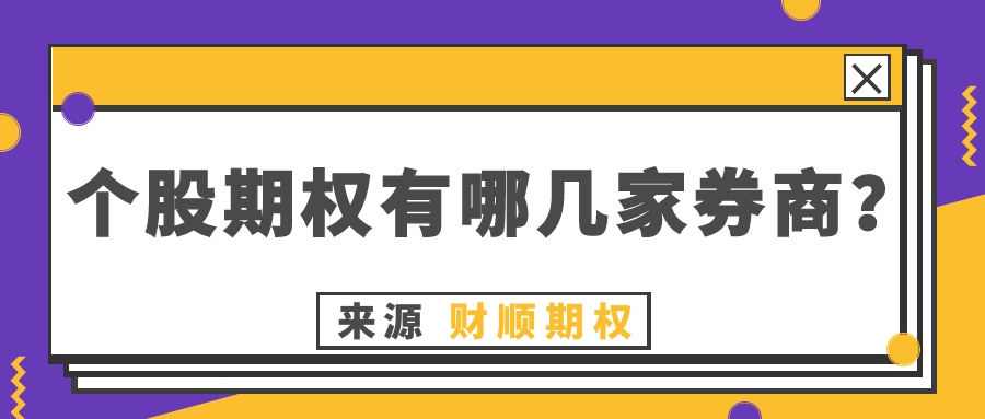 个股期权有哪几家券商？