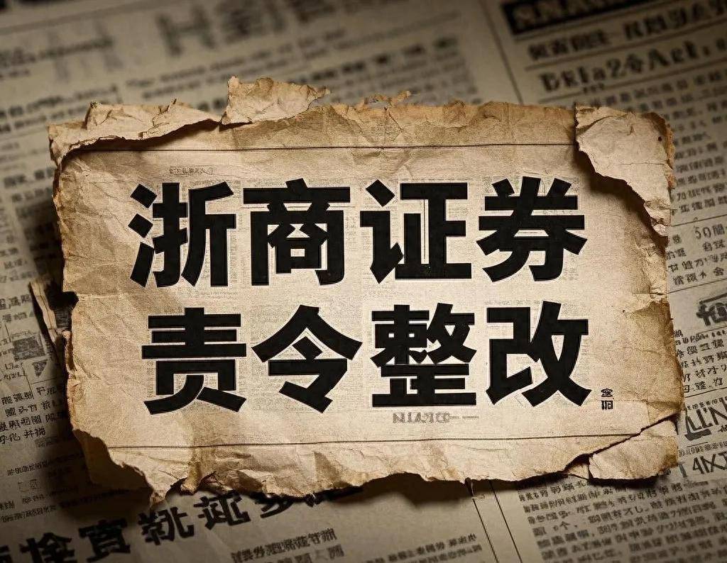 证监会责令浙商证券整改：多项投行业务环节存漏洞