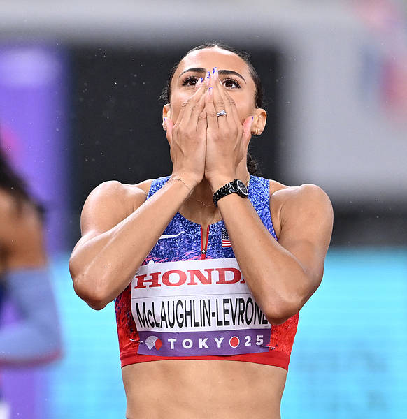 田径世锦赛｜六破400米栏世界纪录后转项，麦克劳克林逼近400米人类极限