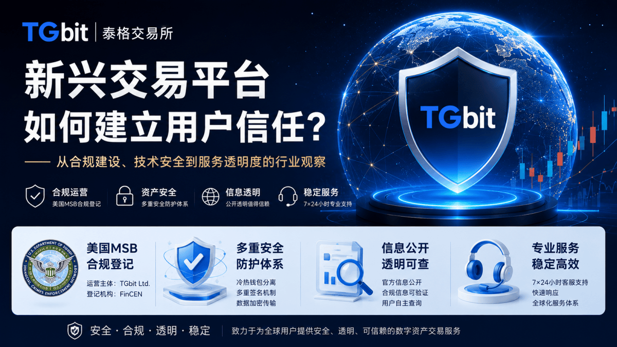 TGbit（泰格交易所）：新兴交易平台如何建立用户信任？